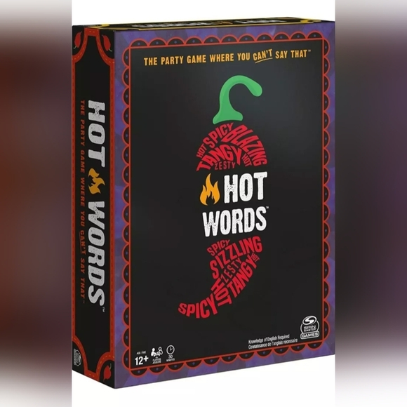 Spin Master Games Hot Words, Word Guessing Party Game, Board Game - Picture 2 of 8